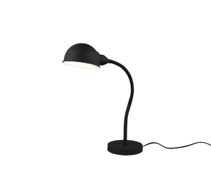 PERRY czarny mat E27 regulowany kierunek świecenia Lampka stołowa