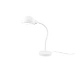 PERRY biały mat E27 regulowany kierunek świecenia Lampka stołowa