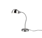 PERRY nikiel mat E27 regulowany kierunek świecenia Lampka stołowa