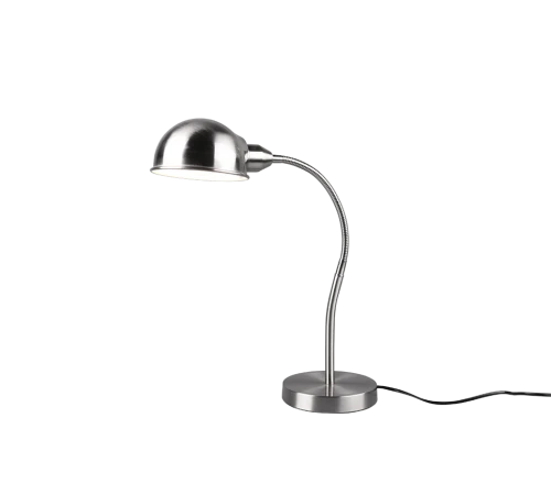 Lampka stołowa PERRY nikiel mat E27 regulowany kierunek świecenia Trio 504900107 | 4017807522556 noxbox lampynox www.lampynox.pl