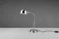 Lampka stołowa PERRY nikiel mat E27 regulowany kierunek świecenia Trio 504900107 | 4017807522556 noxbox lampynox www.lampynox.pl