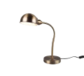 Lampka stołowa PERRY patyna E27 regulowany kierunek świecenia Trio 504900104 | 4017807522570 noxbox lampynox www.lampynox.pl
