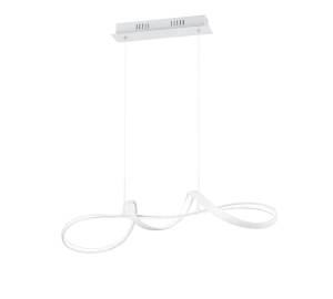PERUGIA biały mat LED 3 step dim 37W 4000K Lampa wisząca ściemnialna
