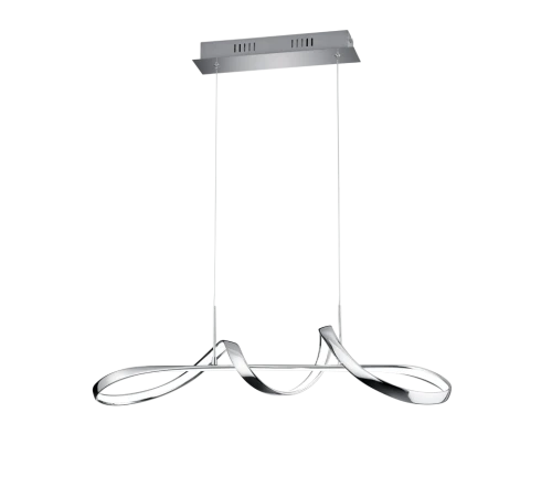 Lampa wisząca ściemnialna PERUGIA chrom LED 3 step dim 37W 4000K RL R37091106 | 4017807525823 noxbox lampynox www.lampynox.pl