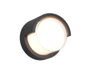 PUNO czarny mat LED 8W 3000K IP54 Kinkiet zewnętrzny