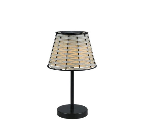 Zewnętrzna lampka stołowa ROCA czarny mat LED 0,12W IP44 bateria solarna, czujnik zmierzchu RL R55356132 | 4017807529449 noxbox lampynox www.lampynox.pl