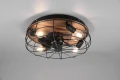 Lampa sufitowa TRONDHEIM czarny mat Wentylator Ø 48cm 3xE27 RL R61105032 | 4017807529586 noxbox lampynox www.lampynox.pl