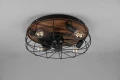 Lampa sufitowa TRONDHEIM czarny mat Wentylator Ø 48cm 3xE27 RL R61105032 | 4017807529586 noxbox lampynox www.lampynox.pl