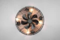 Lampa sufitowa TRONDHEIM czarny mat Wentylator Ø 48cm 3xE27 RL R61105032 | 4017807529586 noxbox lampynox www.lampynox.pl