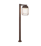 TUELA miedź wys. 1m. E27 IP44 Lampa ogrodowa stojąca
