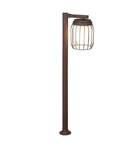 Lampa ogrodowa stojąca TUELA miedź wys. 1m. E27 IP44 Trio 410860124 | 4017807529548 noxbox lampynox www.lampynox.pl
