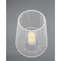 Lampa dekoracyjna zewnętrzna MINEROS Biała wys. 51cm. Efekt płomienia Czujnik zmierzchu RL R55256901 | 4017807492088 noxbox lampynox www.lampynox.pl