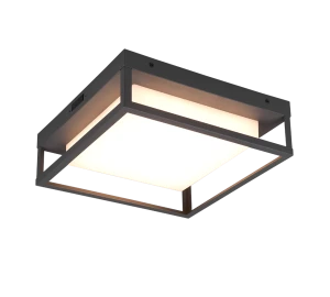 WITHAM antracyt LED DIP SWITCH 14W 2300+3000+4000K IP54 Lampa sufitowa zewnętrzna