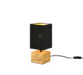 Lampka stołowa WOODY Czarna / Drewno E14 RL R50171080 | 4017807523553 noxbox lampynox www.lampynox.pl