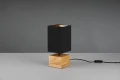 Lampka stołowa WOODY Czarna / Drewno E14 RL R50171080 | 4017807523553 noxbox lampynox www.lampynox.pl