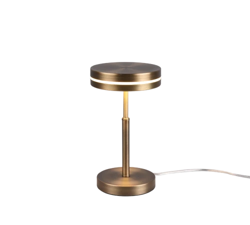 Lampka stołowa FRANKLIN Patyna LED 6W 3000K Trio 526510104 | 4017807525373 noxbox lampynox www.lampynox.pl