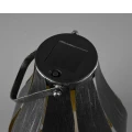 Lampa dekoracyjna zewnętrzna MONTERO Antyczne srebro wys. 33cm. Efekt płomienia Czujnik zmierzchu RL R55266188 | 4017807492323 noxbox lampynox www.lampynox.pl