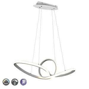 SANSA Biały mat LED 28W ściemnialna 4000K Lampa wiszaca RL R32751131
