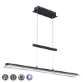 Lampa wisząca SMASH Czarny mat LED 3x5W 3000+4000+5000K+6500K ściemnialna RL R32421132 | 4017807477474 noxbox lampynox www.lampynox.pl
