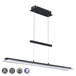 SMASH Czarny mat LED 3x5W 3000+4000+5000K+6500K ściemnialna Lampa wisząca RL R32421132