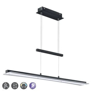 SMASH Czarny mat LED 3x5W 3000+4000+5000K+6500K ściemnialna Lampa wisząca RL R32421132