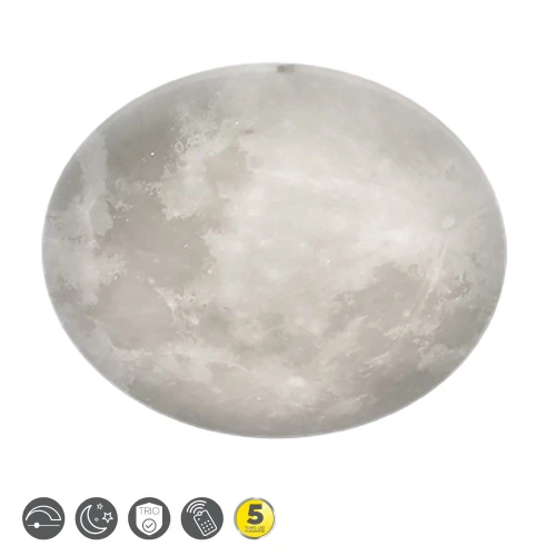 Lampa sufitowa LUNAR LED 40W 3000K ściemnialna z pilotem  Trio 627516000 | 4017807401820 noxbox lampynox www.lampynox.pl