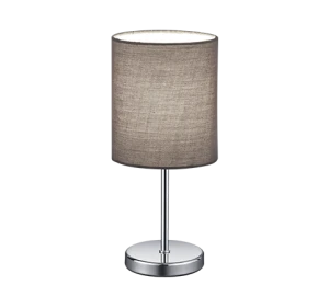 JERRY chrom | popiel Ø 13cm E14 Lampka stołowa ( 2 szt. dostępne od ręki. Wysyłka 24 h. )