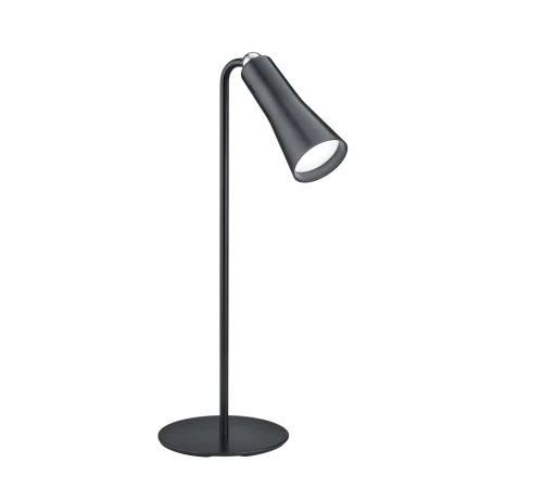 Lampka stołowa z klipsem MAXI czarny mat LED 4 step dim 2W 3000K ściemnialna RL R52121132 | 4017807526349 noxbox lampynox www.lampynox.pl