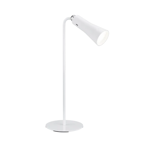 Lampka stołowa z klipsem MAXI biały mat LED 4 step dim 2W 3000K ściemnialna RL R52121131 | 4017807526332 noxbox lampynox www.lampynox.pl
