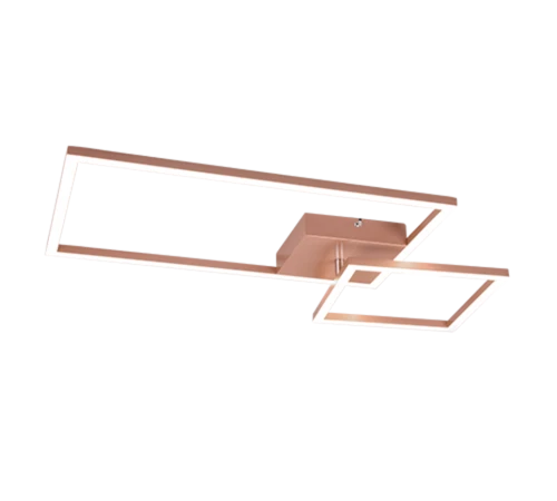 Lampa sufitowa PADELLA różowe złoto LED 3 step dim 25W 4000K ściemnialna RL R62642499 | 4017807526080 noxbox lampynox www.lampynox.pl