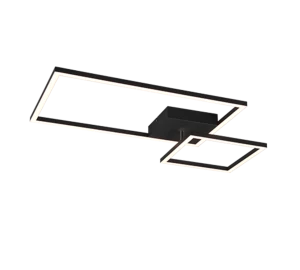 PADELLA czarny mat LED 3 step dim 25W 4000K ściemnialna Lampa sufitowa ( 1 szt. dostępna od ręki. Wysyłka 24 h. )