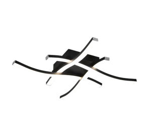 ROUTE czarny mat 4x5W 4000K Lampa sufitowa