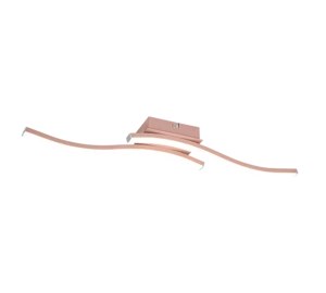 ROUTE różowe złoto 2x5W 4000K Lampa sufitowa