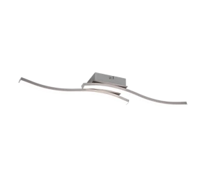ROUTE nikiel mat 2x5W 4000K Lampa sufitowa