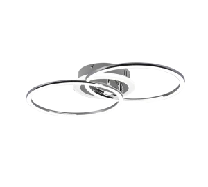 VENIDA chrom LED 3 step dim 25W 4000K ściemnialna Lampa sufitowa