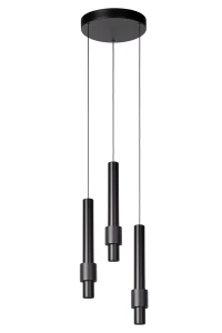 MARGARY czarny Ø 28cm LED DIM 3x4,3W 2700K CRI>90 Lampa wisząca ściemnialna