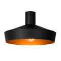 Lampa sufitowa CARDIFF Czarny śr. 40cm. E27 IP21 Lucide 30187/40/30 | 5411212302830 noxbox lampynox www.lampynox.pl