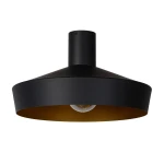 CARDIFF Czarny śr. 40cm. E27 IP21 Lampa sufitowa Lucide 30187/40/30