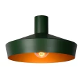 Lampa sufitowa CARDIFF Zielony śr. 40cm. E27 IP21 Lucide 30187/40/33 | 5411212302847 noxbox lampynox www.lampynox.pl