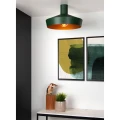 Lampa sufitowa CARDIFF Zielony śr. 40cm. E27 IP21 Lucide 30187/40/33 | 5411212302847 noxbox lampynox www.lampynox.pl