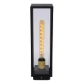 Lampa zewnętrzna stojąca LAURENS czarny wys. 50cm E27 IP54 Lucide 27805/50/30 | 5411212272072 noxbox lampynox www.lampynox.pl