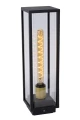 Lampa zewnętrzna stojąca LAURENS czarny wys. 50cm E27 IP54 Lucide 27805/50/30 | 5411212272072 noxbox lampynox www.lampynox.pl