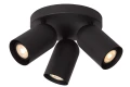 Spot PUNCH czarny Ø 21cm 3xGU10 Lucide 13958/13/30 | 5411212134349 noxbox lampynox www.lampynox.pl