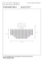 Lampa sufitowa FRILLS niebieski | matowe złoto | mosiądz Ø 35cm E27 Lucide 03142/35/02 | 5411212031709 noxbox lampynox www.lampynox.pl