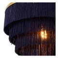Lampa wisząca FRILLS niebieski | matowe złoto | mosiądz Ø 42cm E27 Lucide 03442/42/02 | 5411212031723 noxbox lampynox www.lampynox.pl