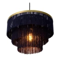 Lampa wisząca FRILLS niebieski | matowe złoto | mosiądz Ø 40cm E27 Lucide 03442/40/02 | 5411212031716 noxbox lampynox www.lampynox.pl