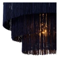 Lampa wisząca FRILLS niebieski | matowe złoto | mosiądz Ø 40cm E27 Lucide 03442/40/02 | 5411212031716 noxbox lampynox www.lampynox.pl