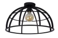 Lampa sufitowa DIKRA czarna Ø 50cm E27 Lucide 76164/50/30 | 5411212761040 noxbox lampynox www.lampynox.pl