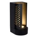 Kinkiet zewnętrzny KIRAN czarny LED 10W 2700K IP65 Lucide 45800/10/30 | 5411212452122 noxbox lampynox www.lampynox.pl