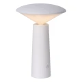 Lampka stołowa zewnętrzna ściemnialna JIVE biały Ø 13,9cm LED Dim 4W 2800-6500K IP44 Lucide 02807/04/31 | 5411212021977 noxbox lampynox www.lampynox.pl